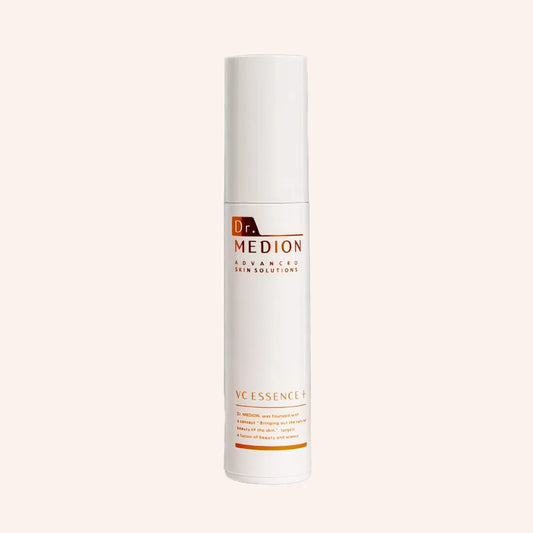 Dr. MEDION VC Essence+ 30ml – weiße Tube mit Kappe, freigestellt vor neutralem Hintergrund, aufrecht und gerade fotografiert