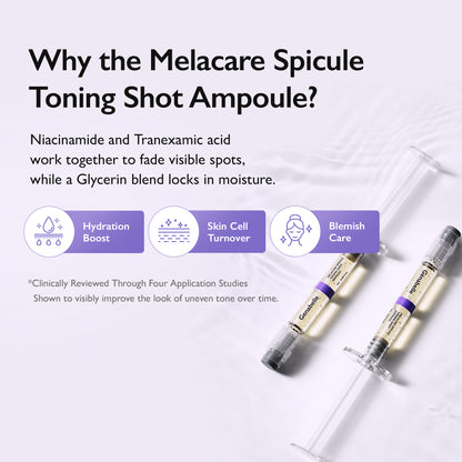 Genabelle Melacare Spicule Toning Shot Ampoule 3x1ml-Wonder Skin