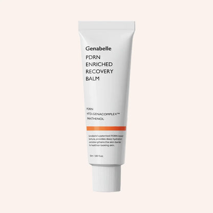 Genabelle PDRN Enriched Recovery Balm 50ml – weiße Tube mit beigem Farbverlauf auf dem Etikett