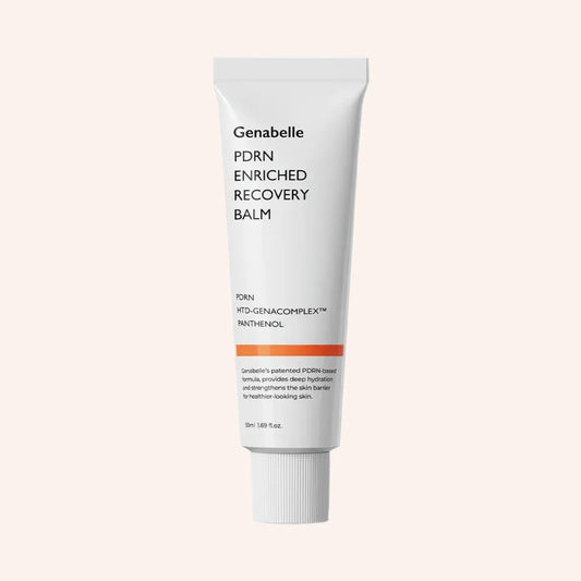 Genabelle PDRN Enriched Recovery Balm 50ml – weiße Tube mit beigem Farbverlauf auf dem Etikett