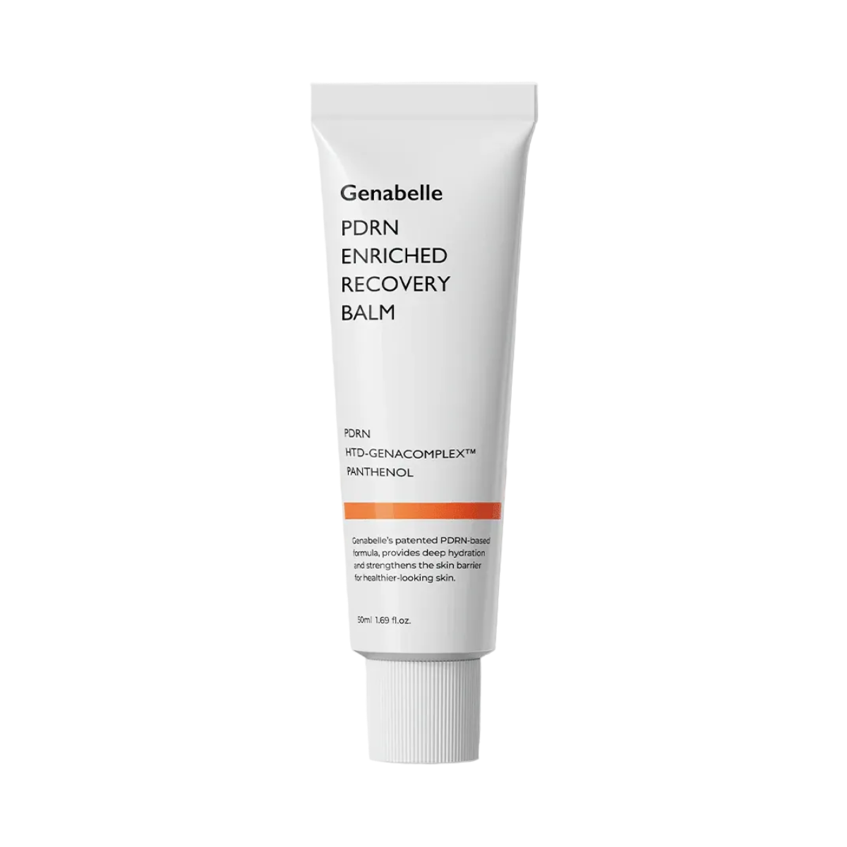 Genabelle PDRN Enriched Recovery Balm 50ml – weiße Tube mit beigem Farbverlauf auf dem Etikett