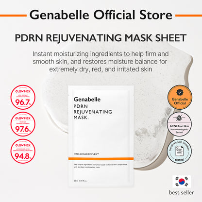Genabelle PDRN Rejuvenating Mask Sheet 25ml-Wonder Skin