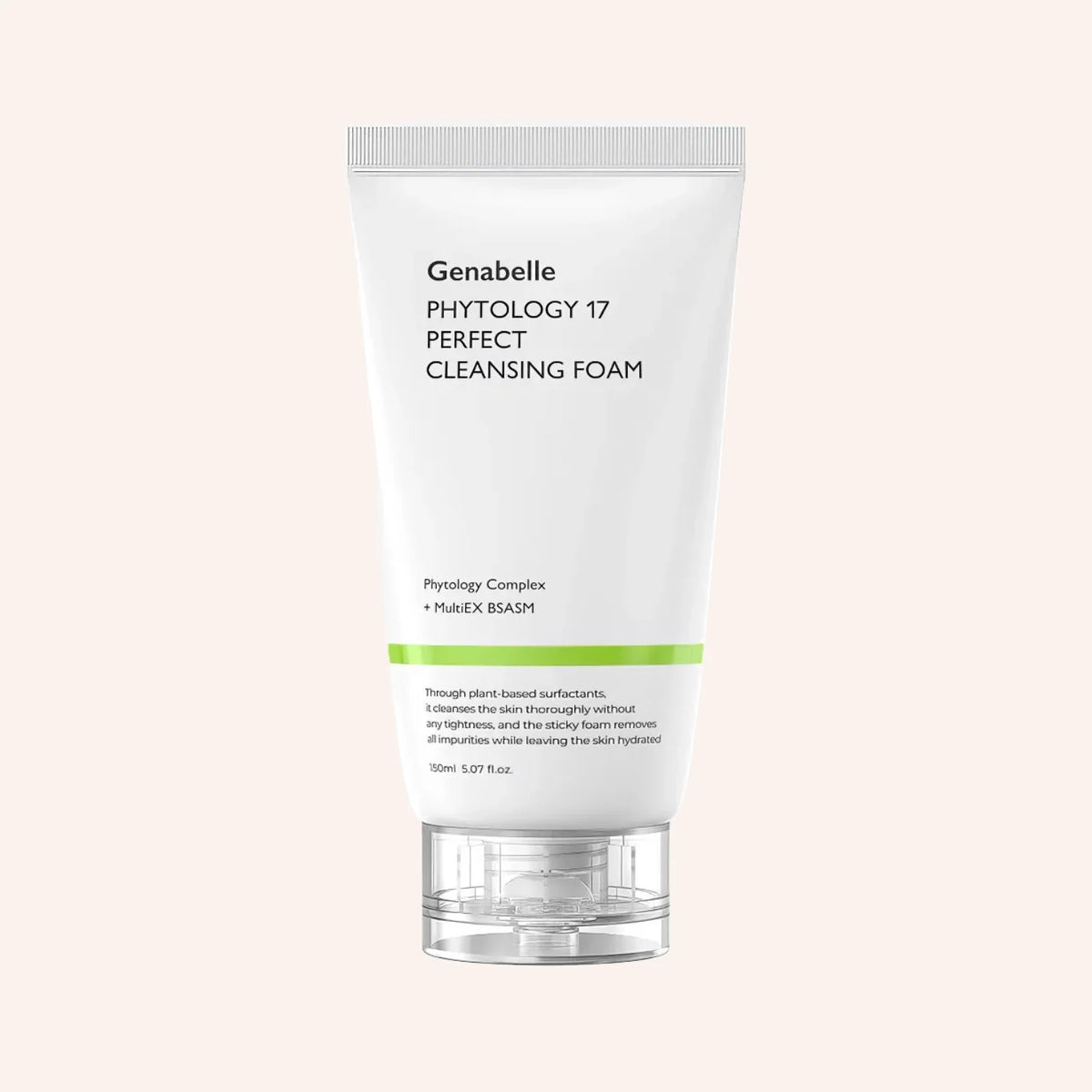 Genabelle Phytology 17 Perfect Cleansing Foam 150ml – weiße Tube mit grünen und schwarzen Akzenten