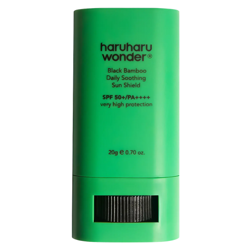 Haruharu Wonder - Black Bamboo Daily Soothing Sun Shield SPF 50+/PA++++ - 20g-Wonder Skin
