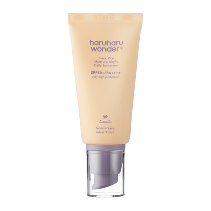 Haruharu Wonder - Black Rice Moisture Airyfit Daily Sunscreen SPF50+/PA++++ - 50ml-Wonder Skin