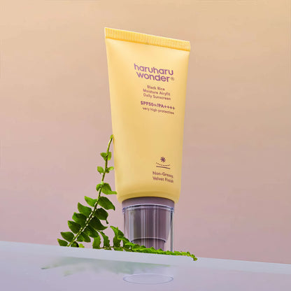 Haruharu Wonder - Black Rice Moisture Airyfit Daily Sunscreen SPF50+/PA++++ - 50ml-Wonder Skin
