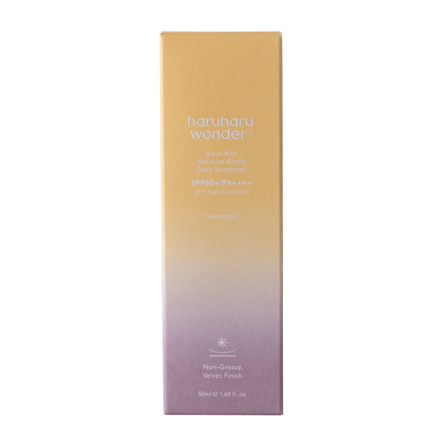 Haruharu Wonder - Black Rice Pure Mineral Relief Daily Sunscreen SPF50+/PA++++ - 50ml-Wonder Skin