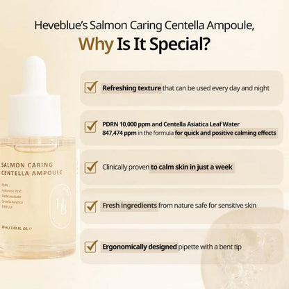 Heveblue Salmon Caring Centella Ampulle 30ml