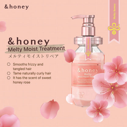 &honey - Melty Moist Repair Hair Treatment 2.0 - 445g-Wonder Skin