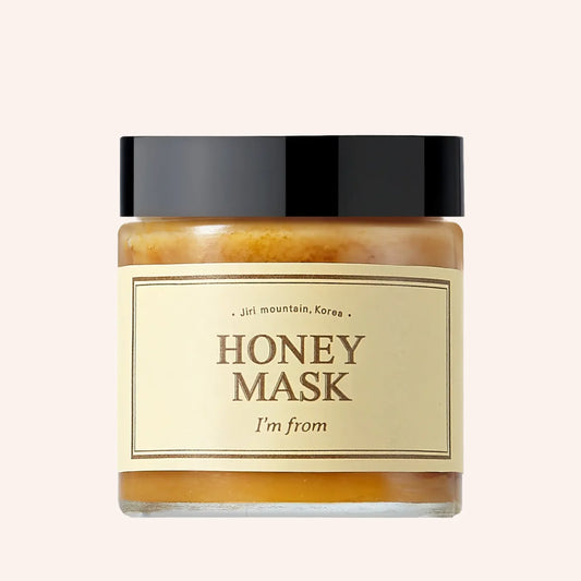 I'm From Honey Mask 120g – goldgelber Tiegel mit schwarzem Deckel freigestellt