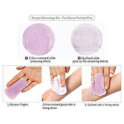 Neogen - Dermalogy Bio-Peel Gauze Peeling Wine - 30pcs/200ml