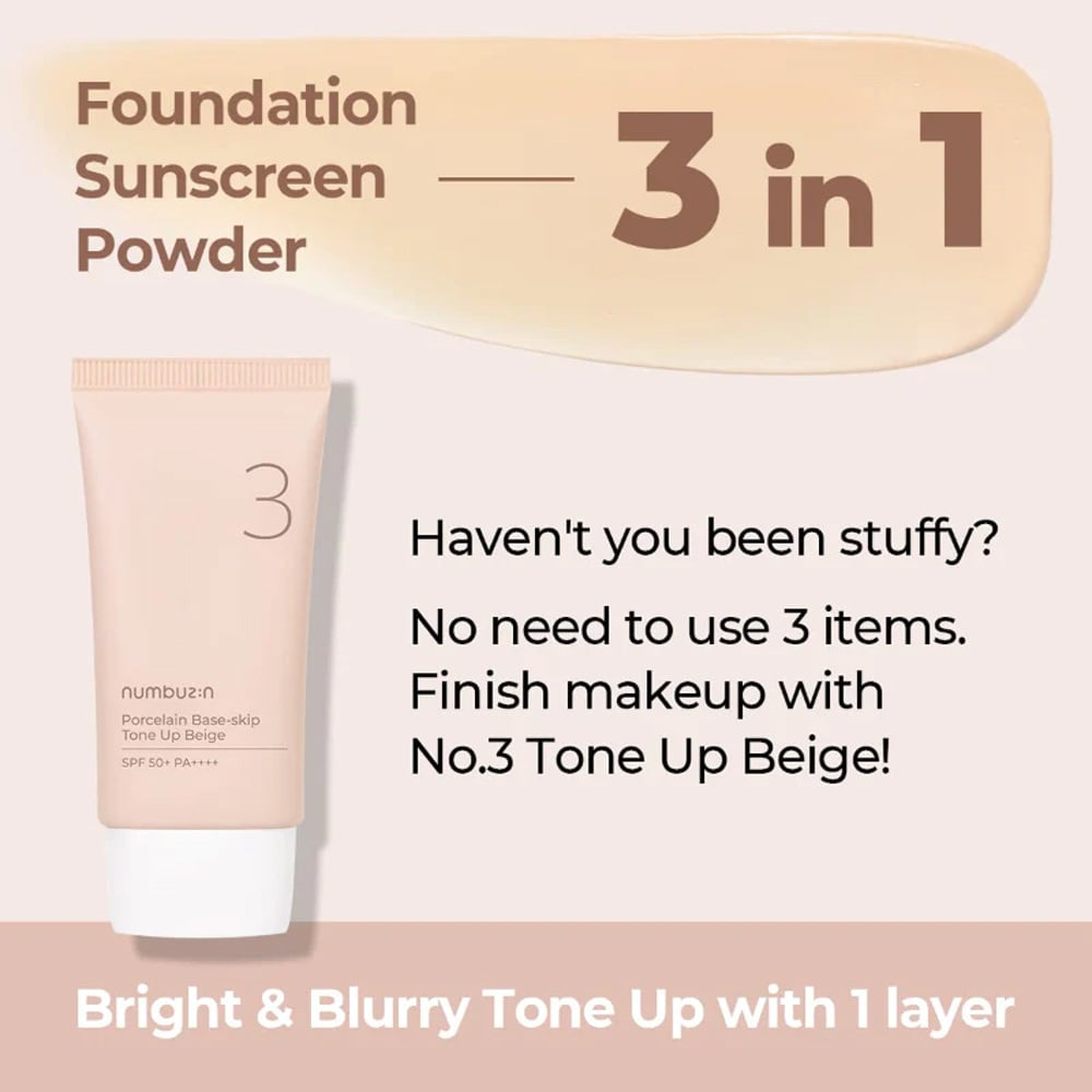 Numbuzin No 3 Porcelain Base | Numbuzin No 3 | Wonder Skin Deutschland