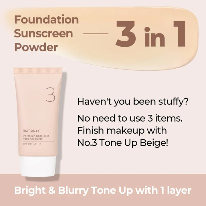 Numbuzin No 3 Porcelain Base | Numbuzin No 3 | Wonder Skin Deutschland