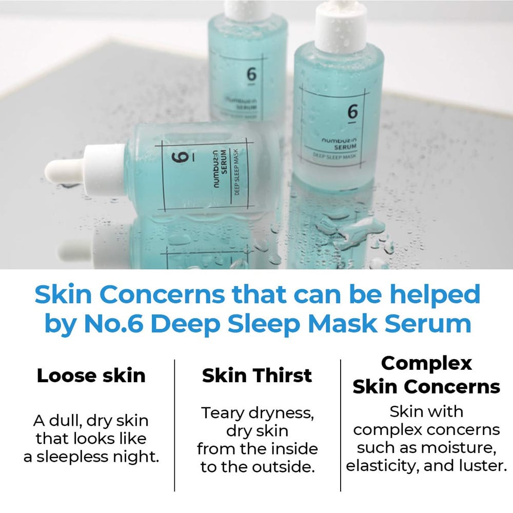 Deep Sleep Mask Serum | Numbuzin No 6 | Wonder Skin Deutschland