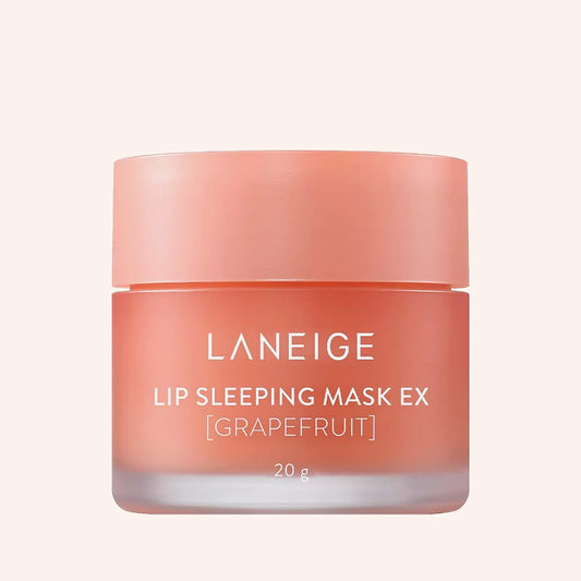 Laneige Lip Sleeping Mask EX Grapefruit 20g – rosa Tiegel freigestellt auf weißem Grund