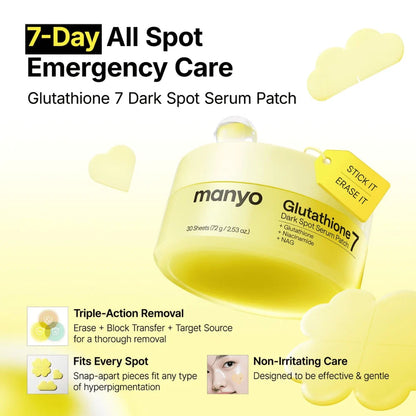 ma:nyo Glutathione 7 Dark Spot Serum Patch 30St./72g