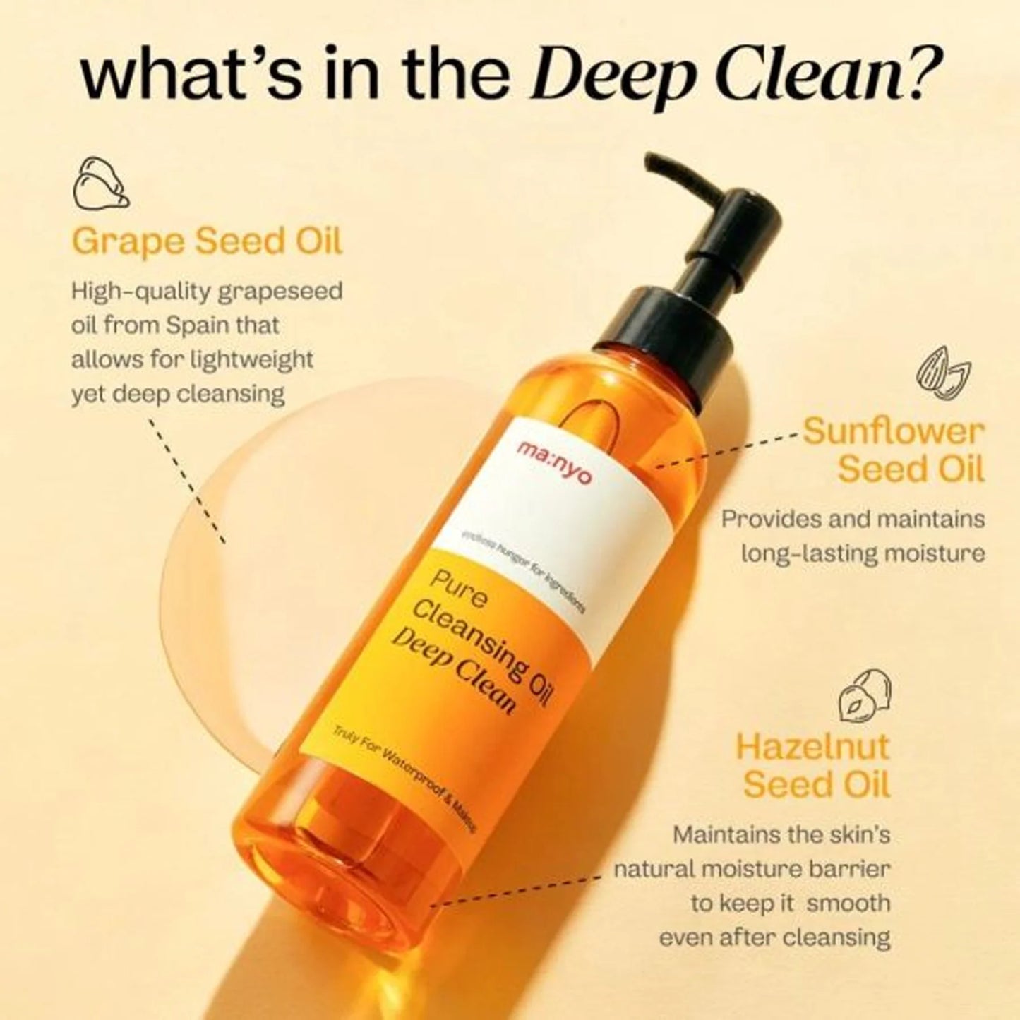 ma:nyo Pure Cleansing Oil Deep Clean 200ml-Wonder Skin
