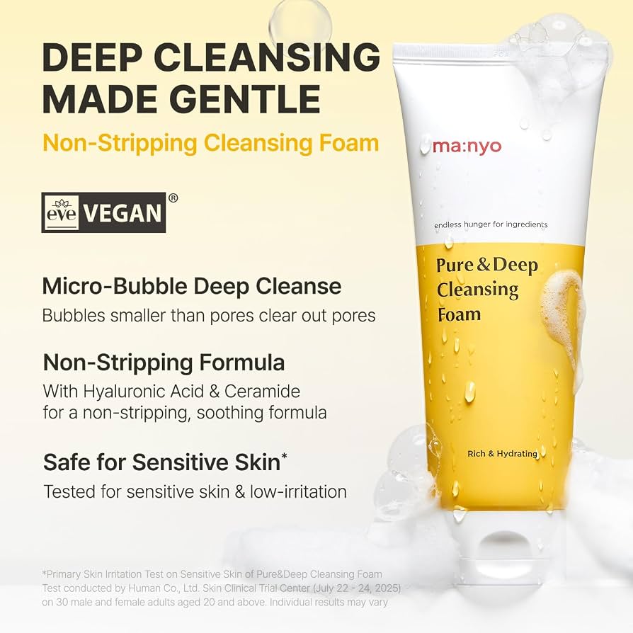 ma:nyo Pure & Deep Cleansing Foam 100 ml-Wonder Skin