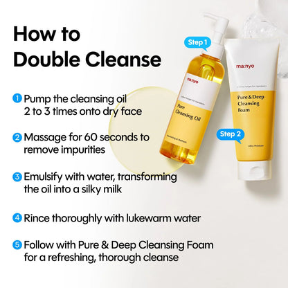 ma:nyo Pure & Deep Cleansing Foam 100 ml-Wonder Skin
