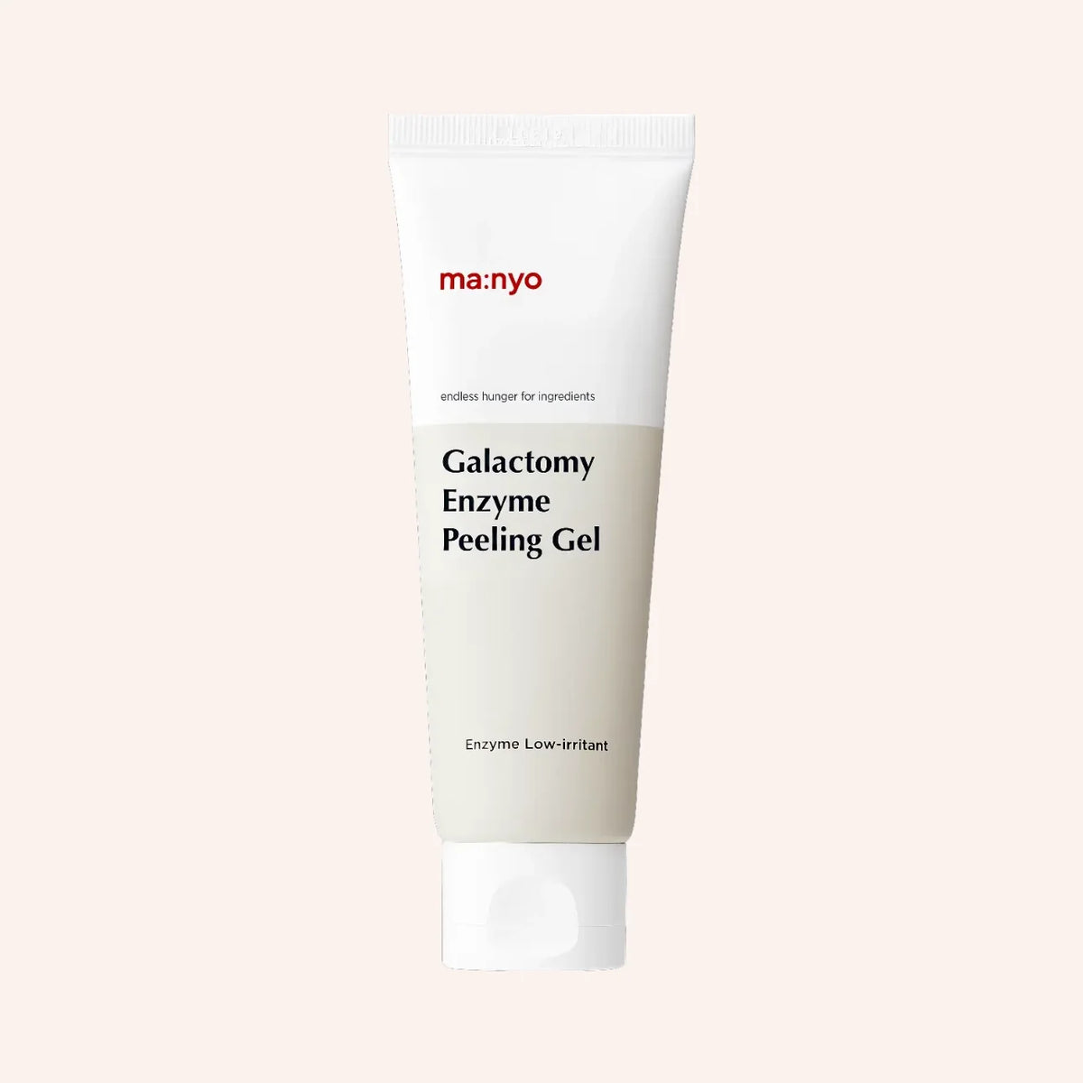 ma:nyo Galactomy Enzyme Peeling Gel 75 ml – Tube mit hellem Farbverlauf und Kappe, schlicht freigestellt