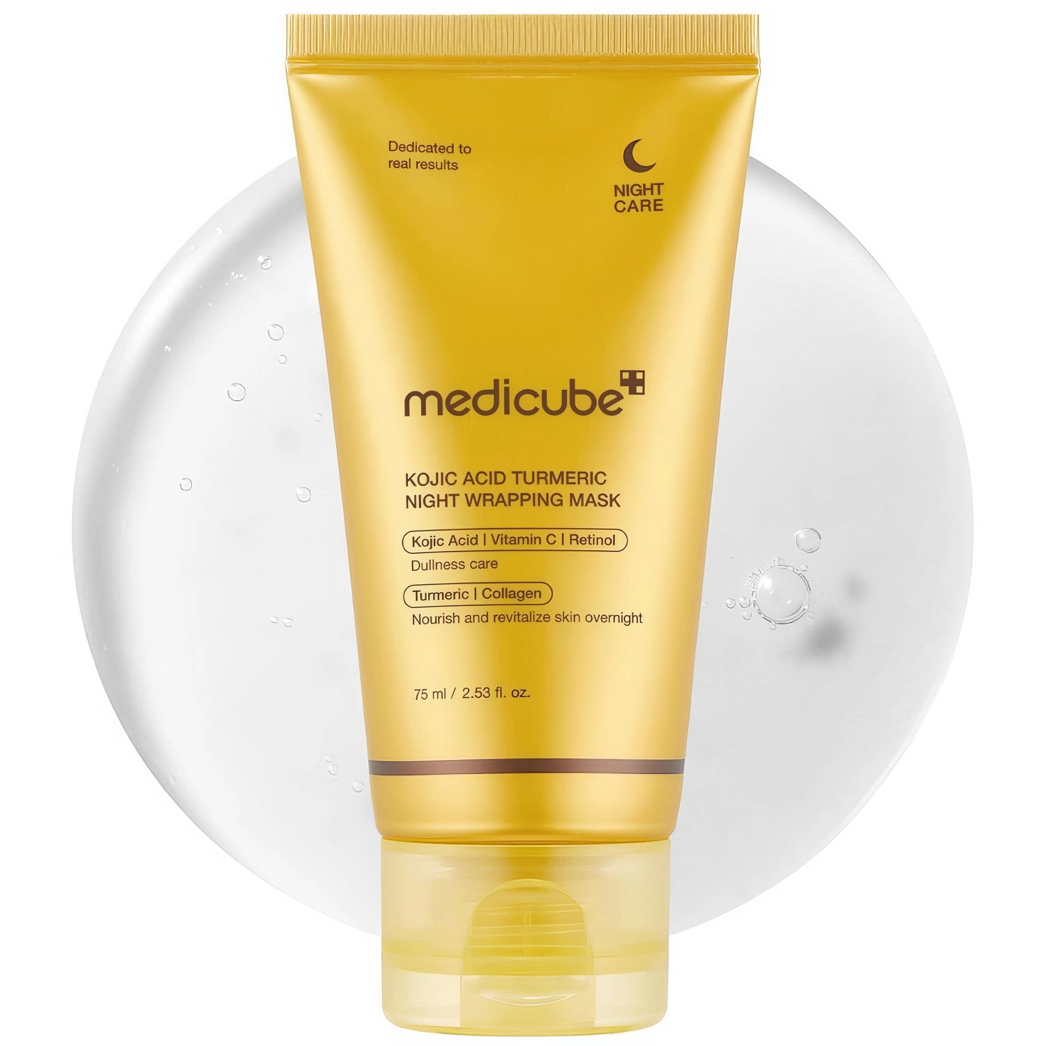 Medicube - Kojic Acid Turmeric Night Wrapping Mask - 75ml-Wonder Skin