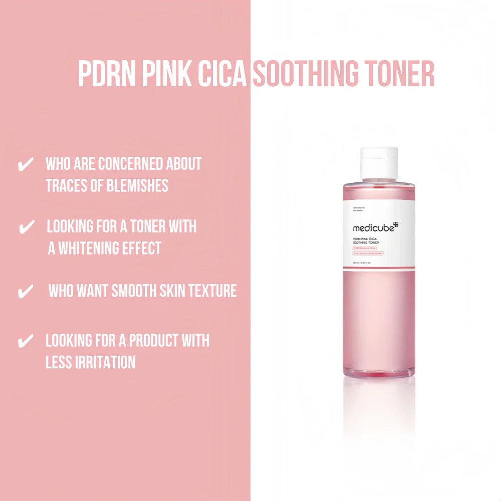 Medicube PDRN Pink Cica Soothing Toner 250ml-Wonder Skin