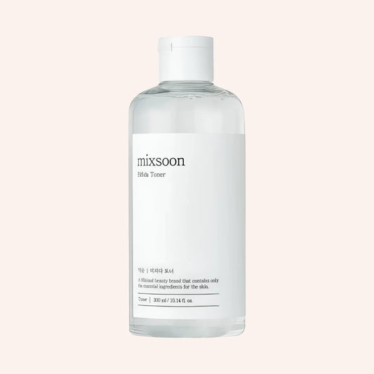 Mixsoon Bifida Toner 300ml – weiße Flasche mit transparentem Körper, weißer Kappe und schwarzer Schrift