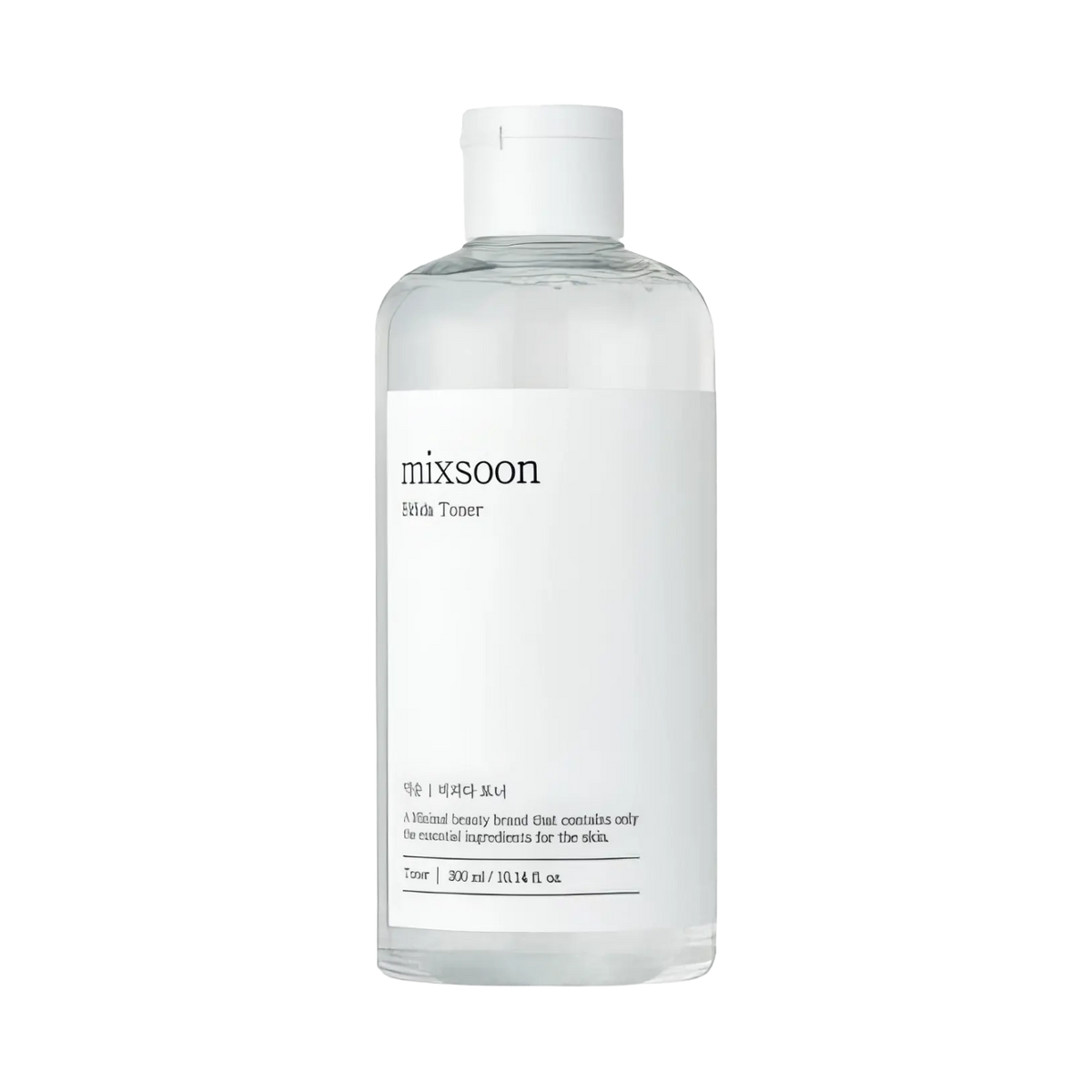 Mixsoon Bifida Toner 300ml – weiße Flasche mit transparentem Körper, weißer Kappe und schwarzer Schrift