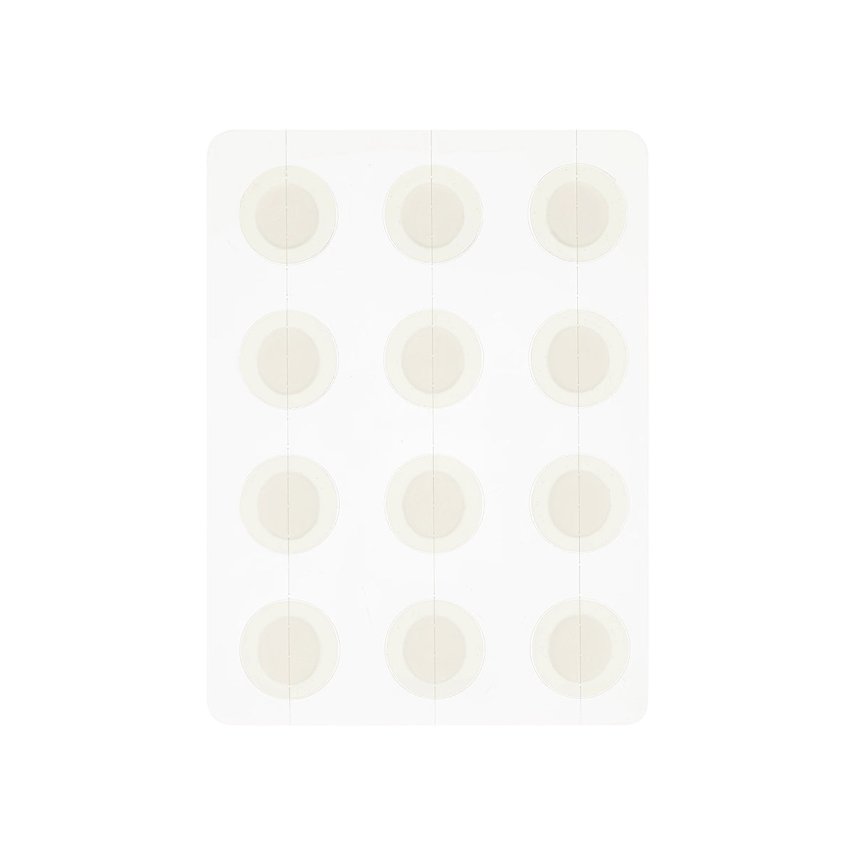 Neogen Dermalogy A-Clear Soothing Spot Patch 24St. – Runde, transparente Patches in der Packung auf weißem Hintergrund
