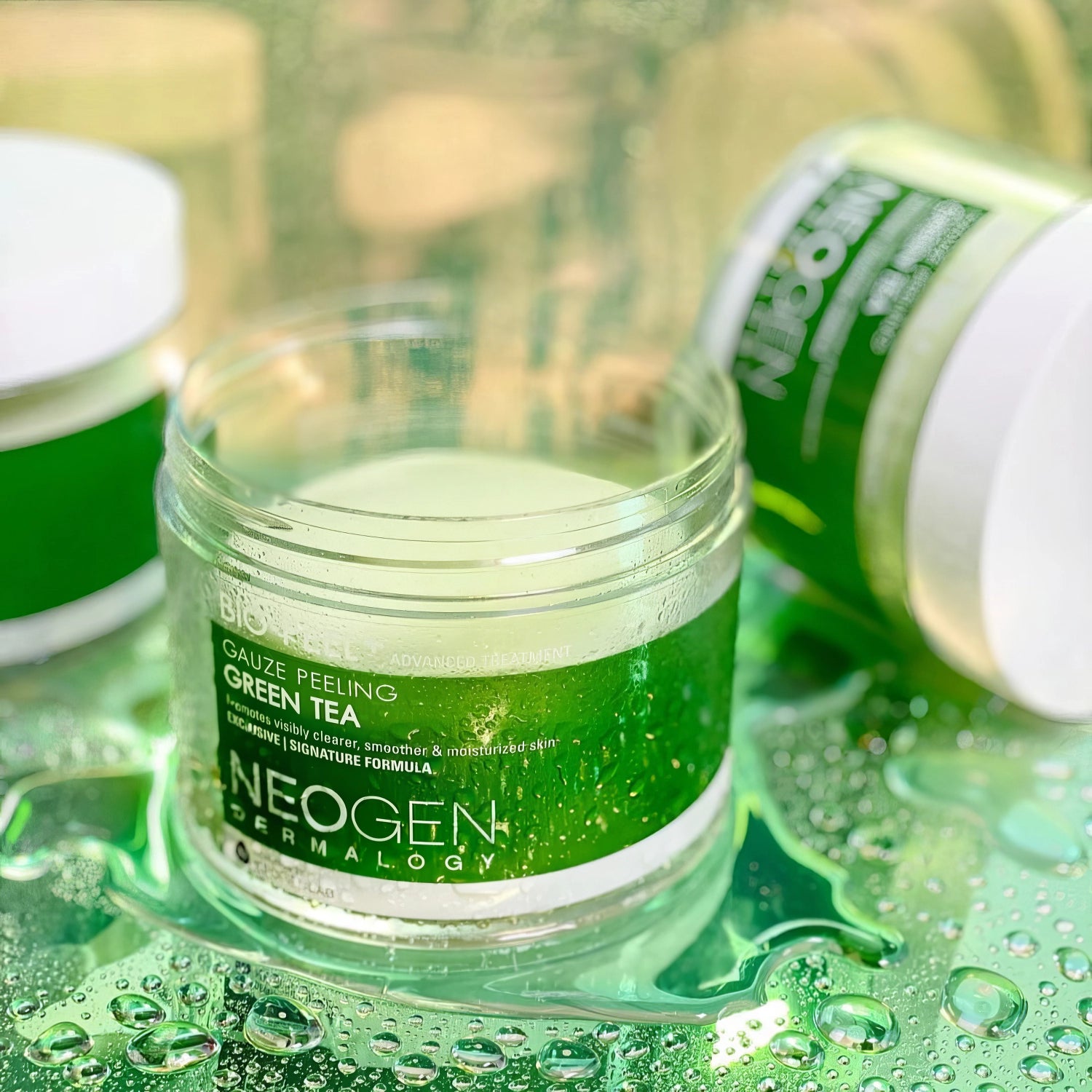 Neogen - Dermalogy Bio-peel Gentle Gauze Peeling - Green Tea - 200ml/30St.-Wonder Skin