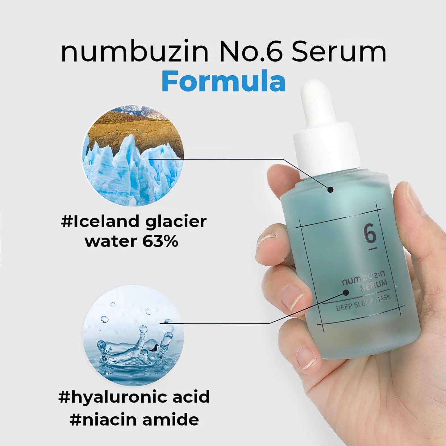 Numbuzin - No.6 Deep Sleep Mask Serum - 50ml-Wonder Skin