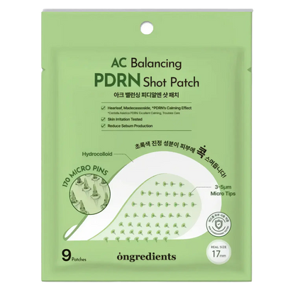Ongredients - AC Balancing PDRN Shot Patch - 9St-Wonder Skin