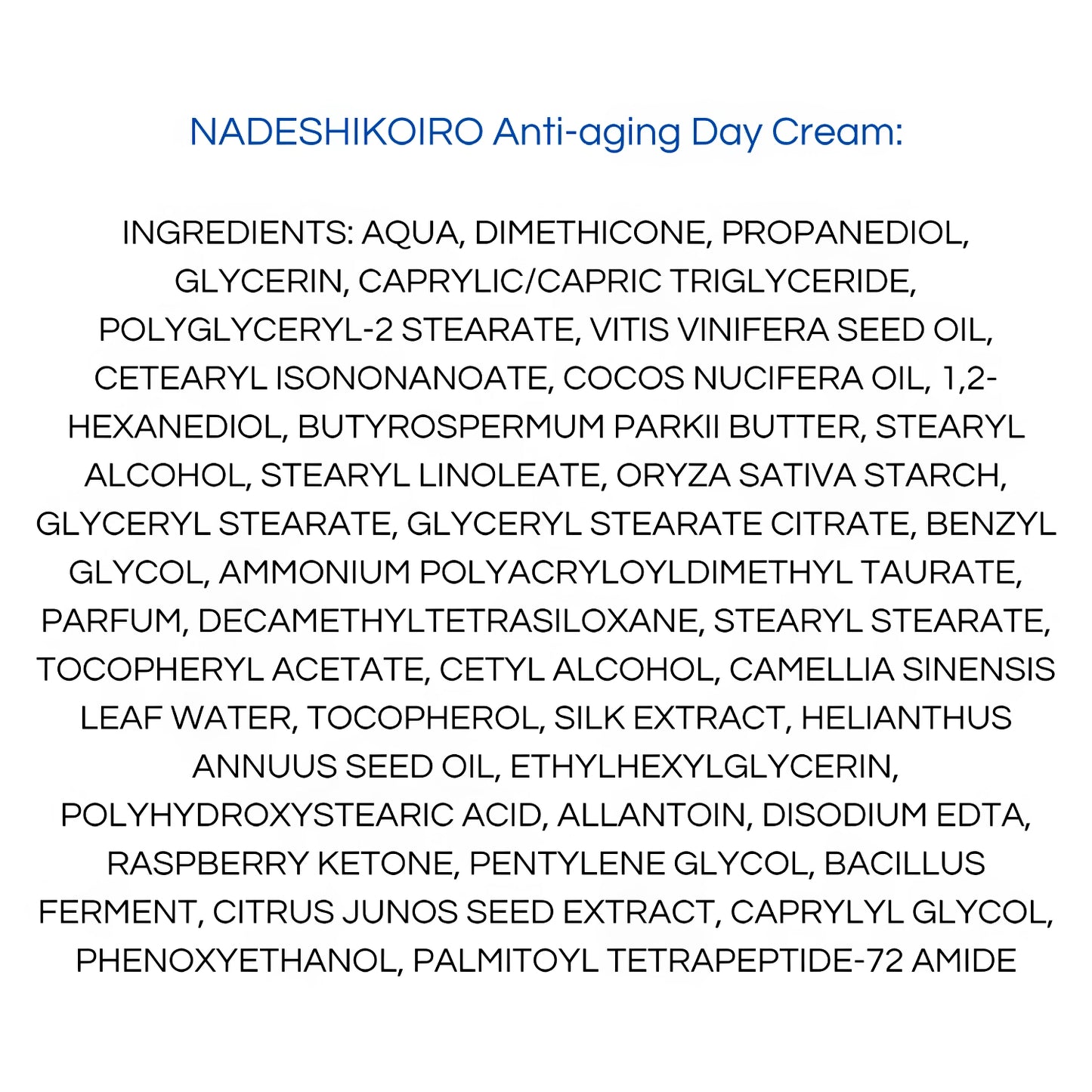 Onshindo Osaka - Nadeshikoiro – Face Day Cream (Normal-Combination Skin) - 50ml-Wonder Skin