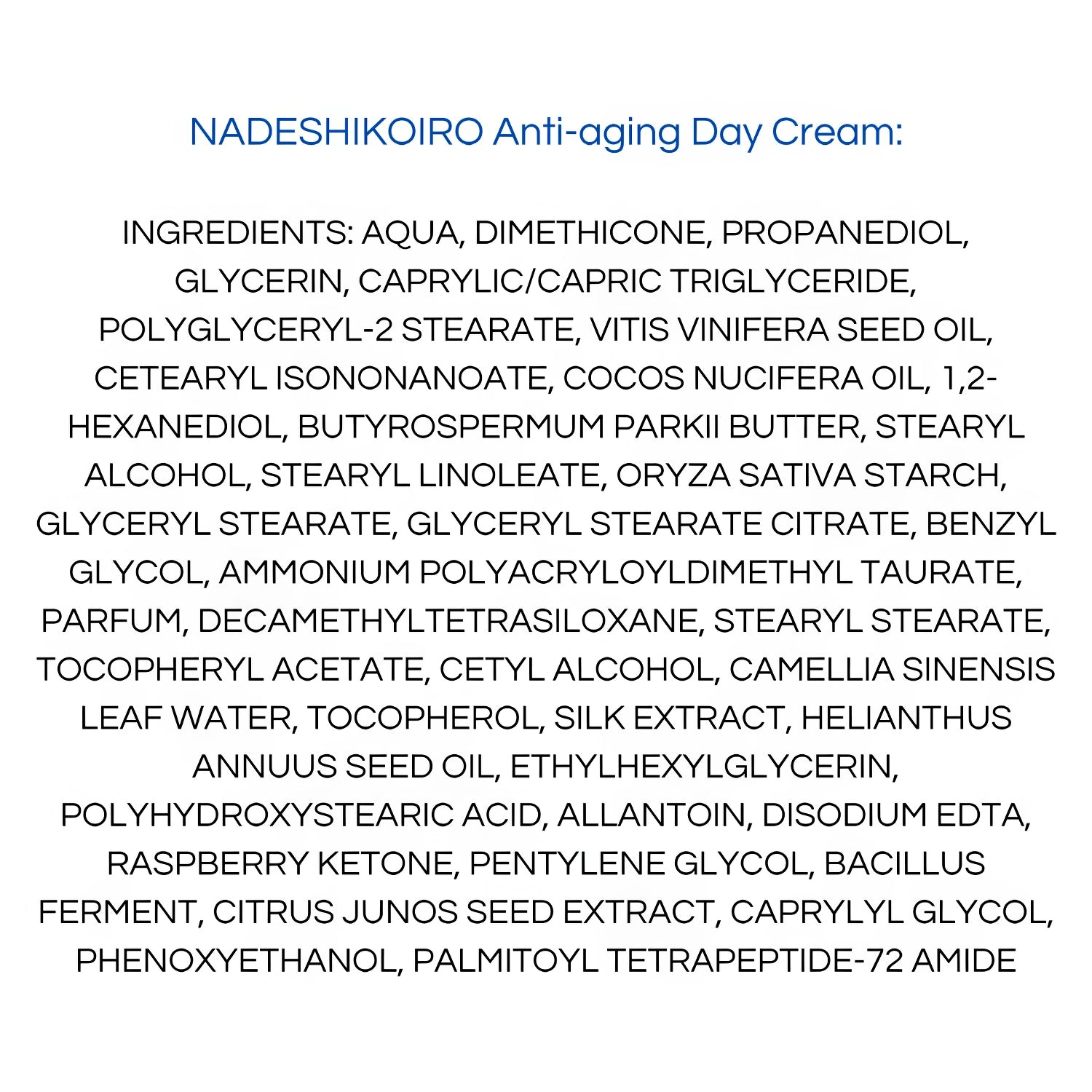 Onshindo Osaka - Nadeshikoiro – Face Day Cream (Normal-Combination Skin) - 50ml-Wonder Skin