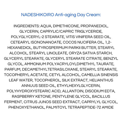 Onshindo Osaka - Nadeshikoiro – Face Day Cream (Normal-Combination Skin) - 50ml-Wonder Skin