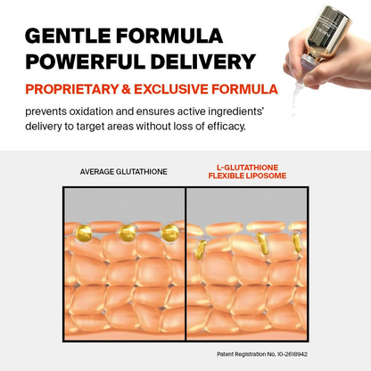 Purcell 88B/mL L Glutathione Flexible Liposome Brightening Facial Serum 30ml