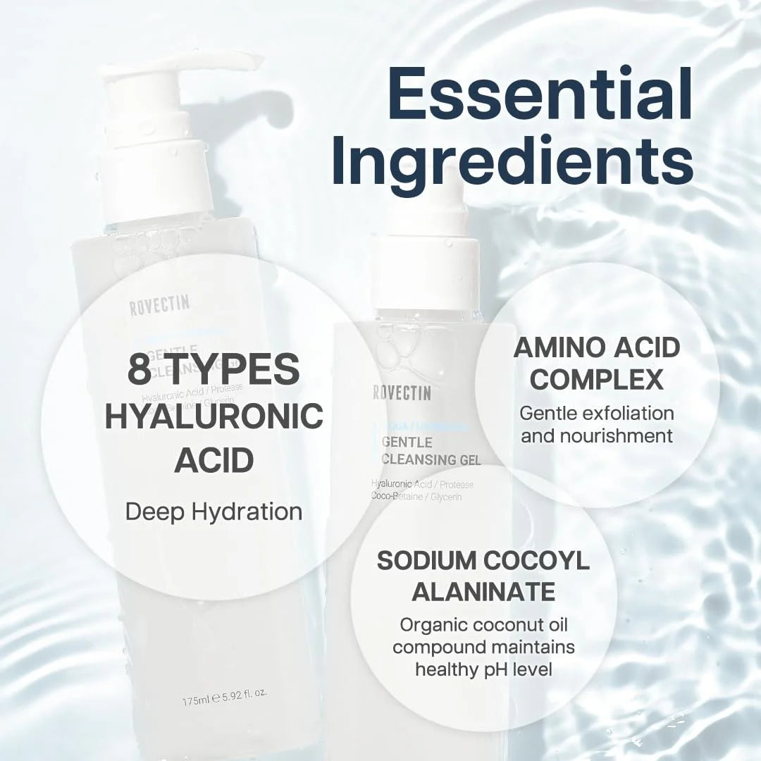 Rovectin Aqua Gentle Cleansing Gel 175ml-Wonder Skin