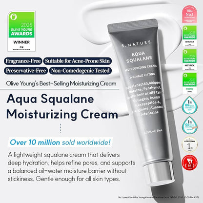 S.Nature Aqua Squalane Moisturizing Creme 60ml