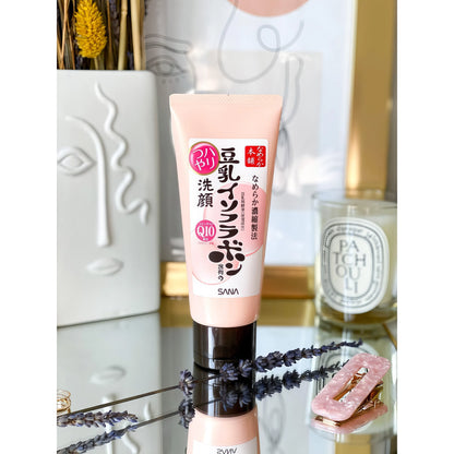 Sana - Nameraka Honpo Haritsuya Q10 Face Wash - 150g-Wonder Skin
