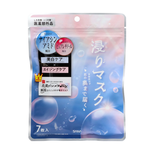 Sana Nameraka Honpo Wrinkle Eessence Mask 7St.