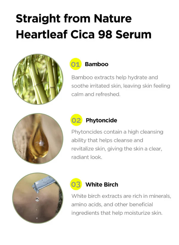 Veganes Heartleaf 98 Cica Serum | Wonder Skin