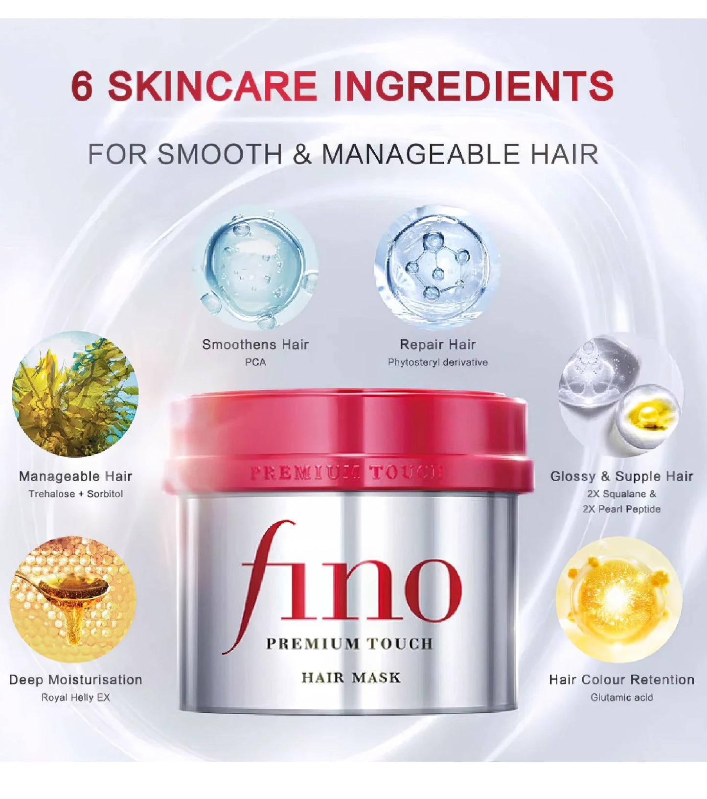 Shiseido Fino - Premium Touch Hair Mask - 230g-Wonder Skin