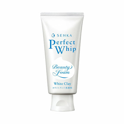 Shiseido Senka - Perfect Whip White Clay Face Wash - 120g-Wonder Skin