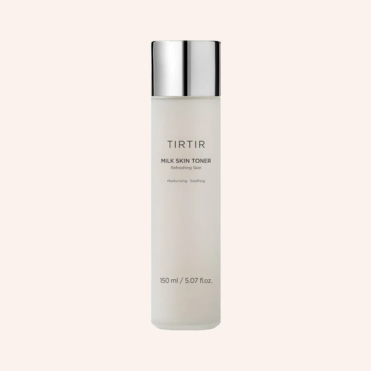 TIRTIR Milk Skin Toner 50ml – Weiße Tube mit dunklem Schriftzug im oberen Bereich, freigestellt