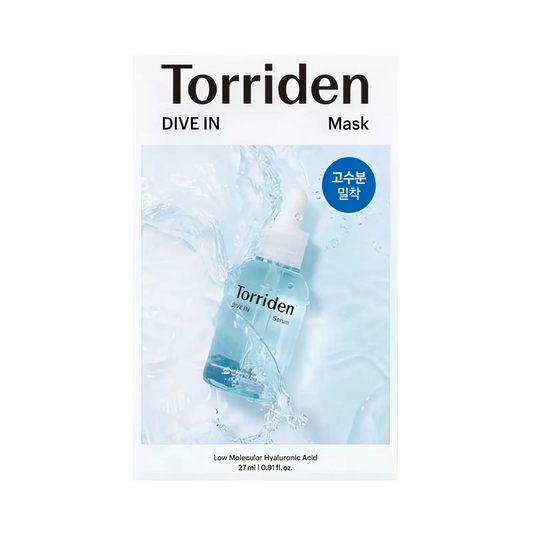 Torriden - DIVE-IN Low Molecular Hyaluronic Acid Mask - 27ml-Wonder Skin
