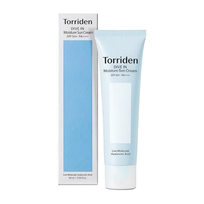 Torriden - DIVE-IN Sun Cream SPF50+ PA++++ - 60ml-Wonder Skin