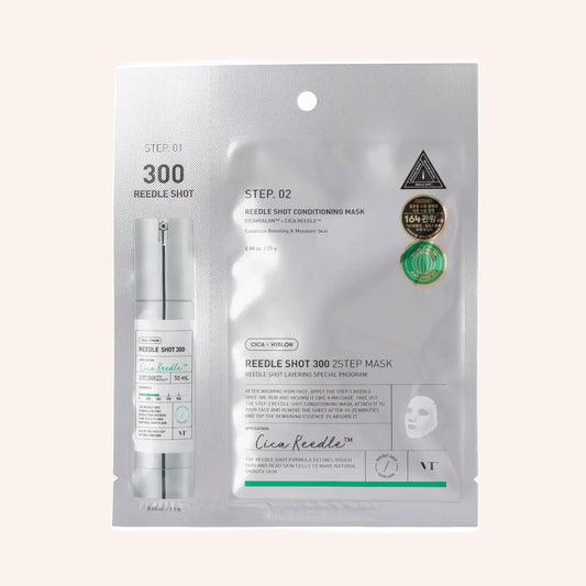VT Reedle Shot 300 2 Step Mask 25g – rechteckige Packung mit transparentem Sichtfenster