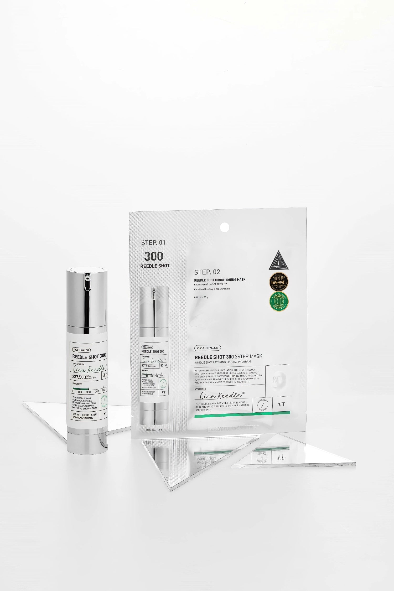 VT - Reedle Shot 300 2 Step Mask - 1.5g+25g-Wonder Skin